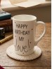 "Happy Birthday My Love!" Porcelain Mugs With Gift Box